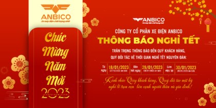 THÔNG BÁO NGHỈ TẾT NGUYÊN ĐÁN 2023