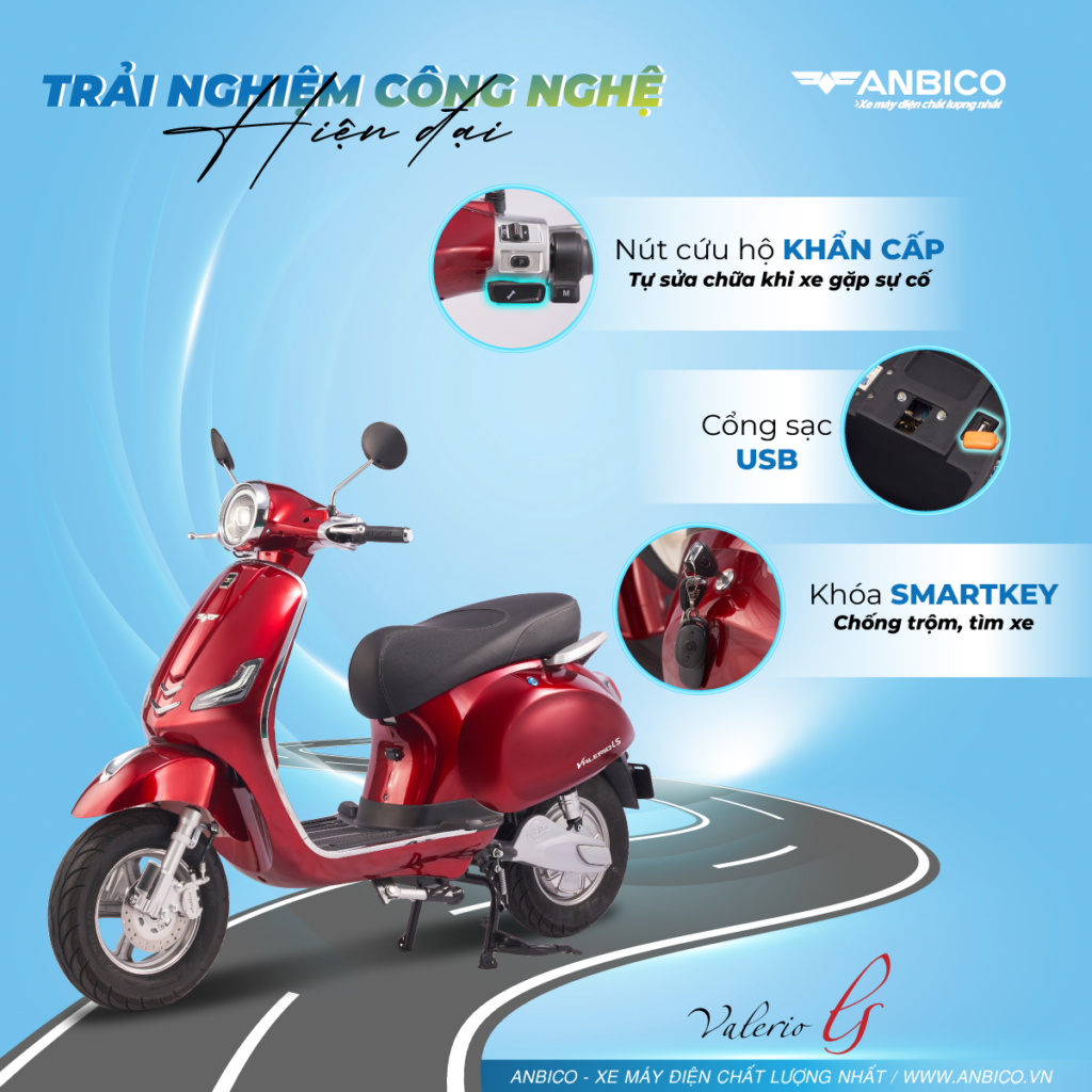 tính năng vượt trội xe điện valerio ls